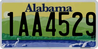 AL license plate 1AA4529