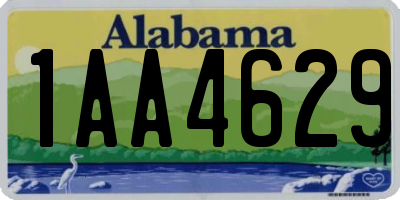 AL license plate 1AA4629