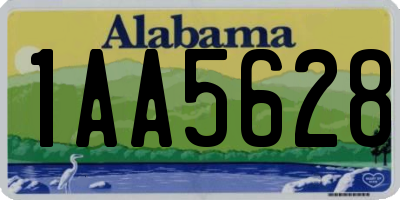 AL license plate 1AA5628