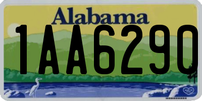 AL license plate 1AA6290