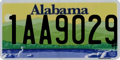 AL license plate 1AA9029