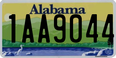 AL license plate 1AA9044