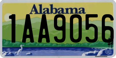 AL license plate 1AA9056