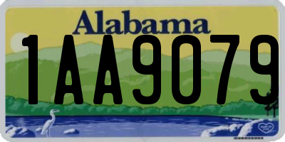 AL license plate 1AA9079