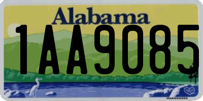 AL license plate 1AA9085