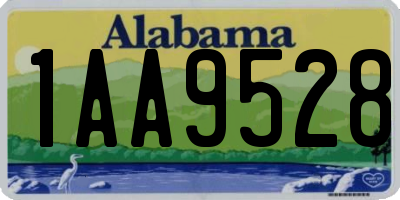 AL license plate 1AA9528