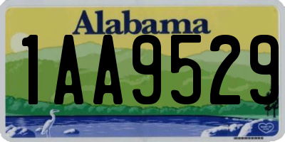 AL license plate 1AA9529