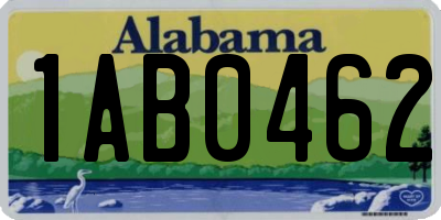 AL license plate 1AB0462