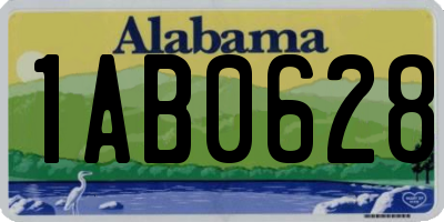 AL license plate 1AB0628