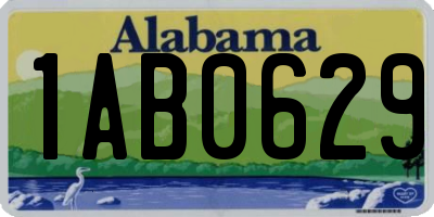 AL license plate 1AB0629