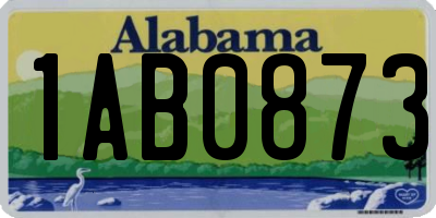 AL license plate 1AB0873