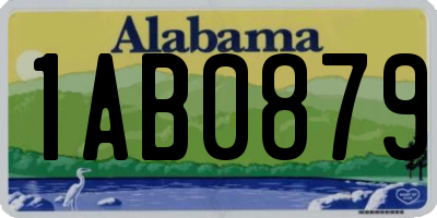 AL license plate 1AB0879