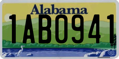 AL license plate 1AB0941