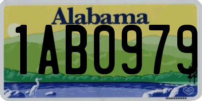 AL license plate 1AB0979