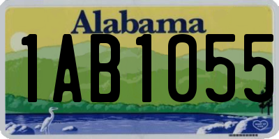 AL license plate 1AB1055