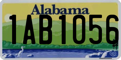 AL license plate 1AB1056