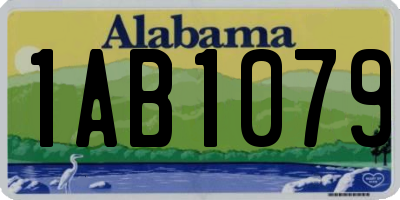 AL license plate 1AB1079