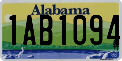 AL license plate 1AB1094