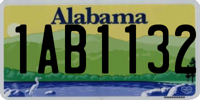 AL license plate 1AB1132
