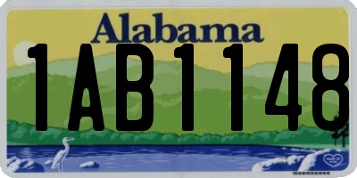 AL license plate 1AB1148