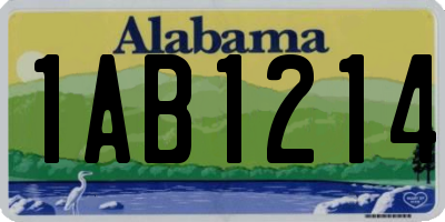 AL license plate 1AB1214