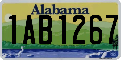 AL license plate 1AB1267