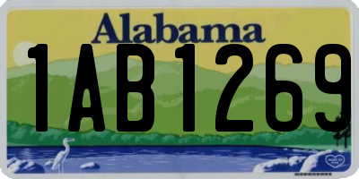 AL license plate 1AB1269