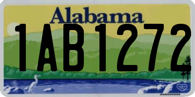 AL license plate 1AB1272