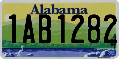 AL license plate 1AB1282