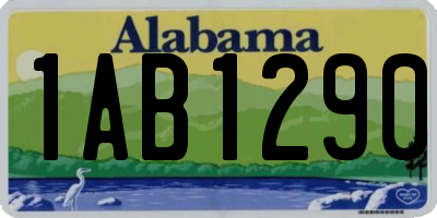 AL license plate 1AB1290