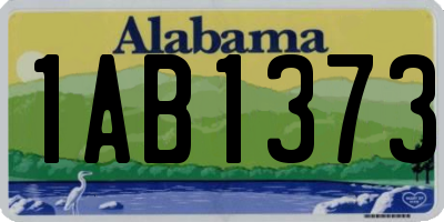 AL license plate 1AB1373