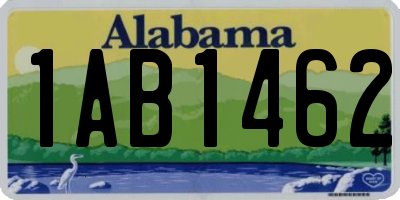 AL license plate 1AB1462