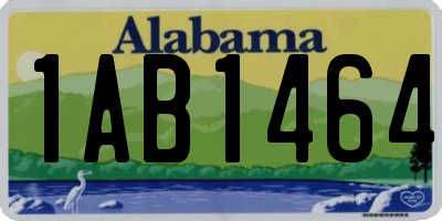 AL license plate 1AB1464