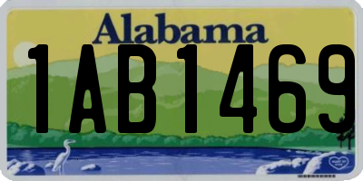 AL license plate 1AB1469