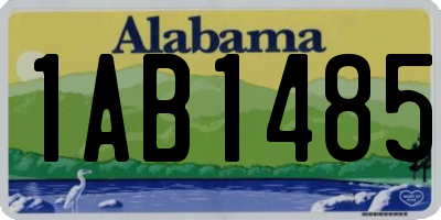 AL license plate 1AB1485