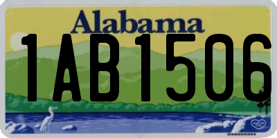 AL license plate 1AB1506