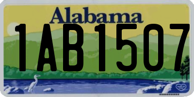 AL license plate 1AB1507