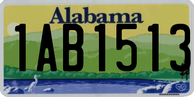 AL license plate 1AB1513