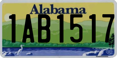 AL license plate 1AB1517