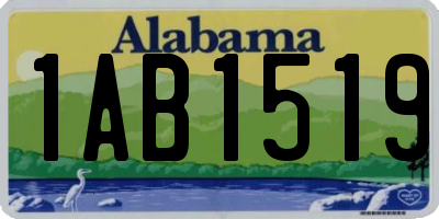 AL license plate 1AB1519