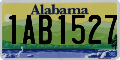 AL license plate 1AB1527