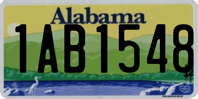 AL license plate 1AB1548