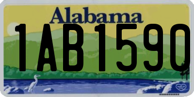 AL license plate 1AB1590