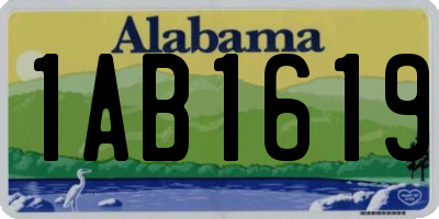 AL license plate 1AB1619