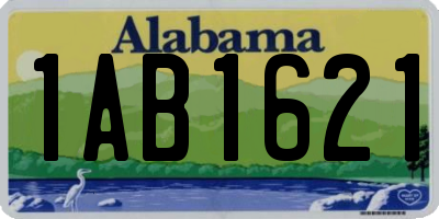 AL license plate 1AB1621