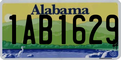 AL license plate 1AB1629