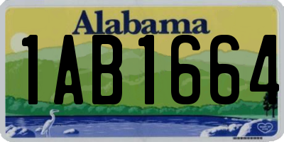 AL license plate 1AB1664