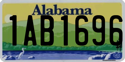 AL license plate 1AB1696