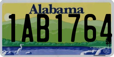 AL license plate 1AB1764