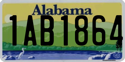 AL license plate 1AB1864